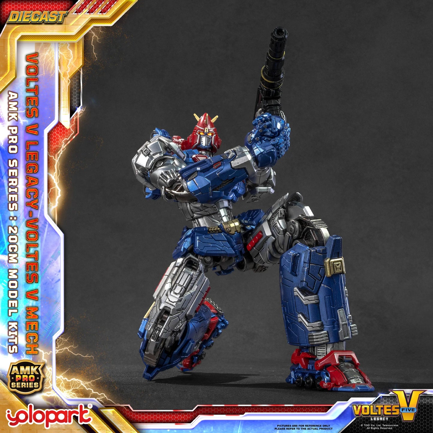 YoloPark AMK PRO Series Voltes V Legacy - Voltes V [Model Kit]