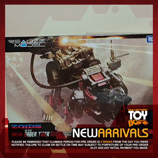Takara Tomy Realize Model Zoids RMZ-006 - Saber Tiger Schwarz Special [Model Kit]