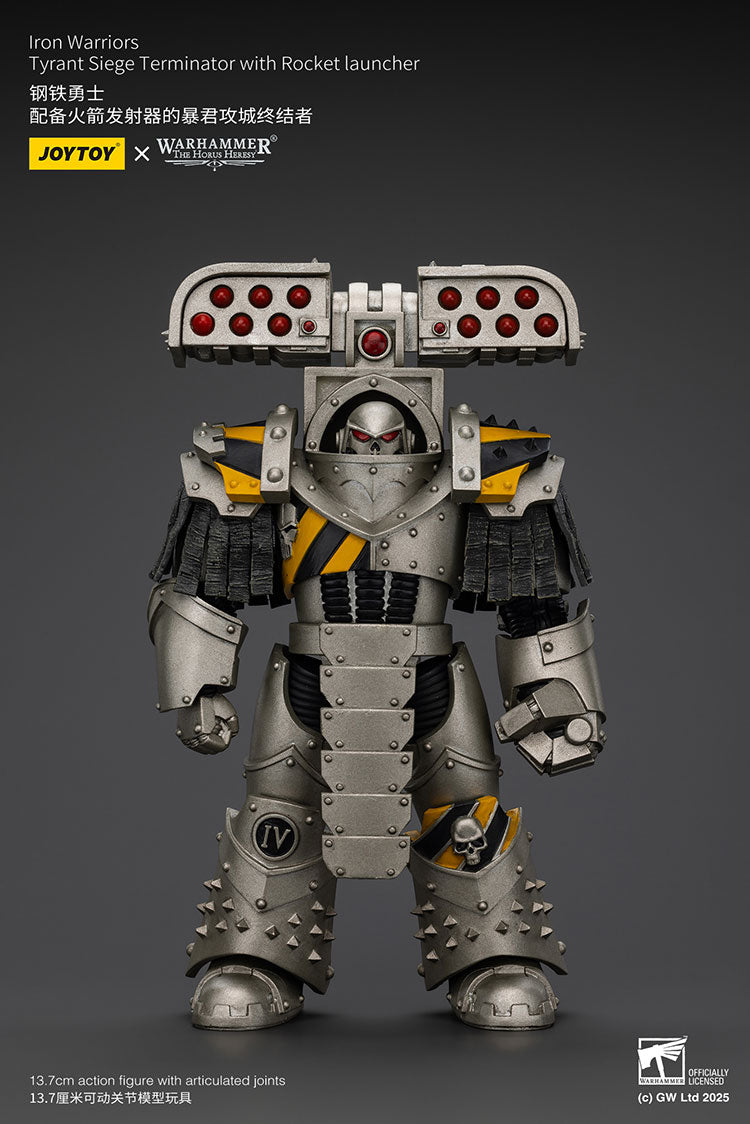 Joytoy 1/18 Warhammer The Horus Heresy lron Warriors - Tyrant Siege Terminator with Rocket Launcher