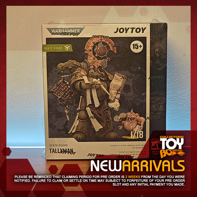 Joytoy 1/18 Warhammer 40k Death Guard Tallyman with Plasma Pistol