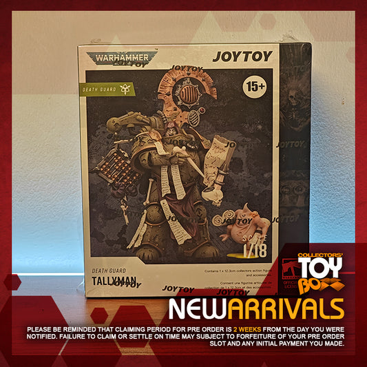 Joytoy 1/18 Warhammer 40k Death Guard Tallyman with Plasma Pistol