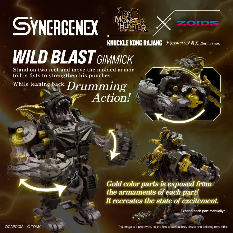Takara Tomy Zoids x Monster Hunter - Knuckle Kong Rajang