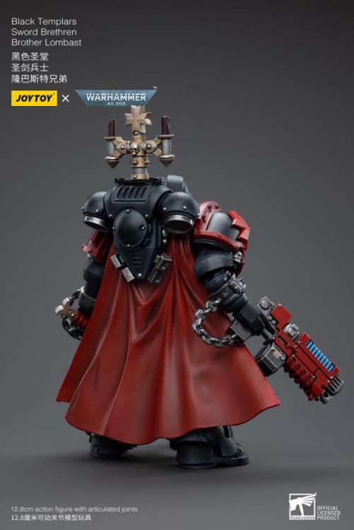 Joytoy 1/18 Warhammer 40K Black Templars Sword Brethren Brother Lombast