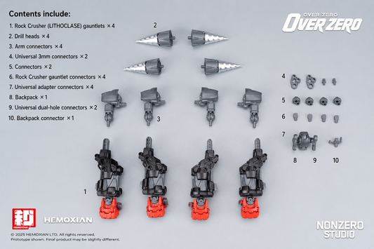 Hemoxian Over Zero 1/10 Nuclear Blast Fist Accessory Pack [Inspected Unit]