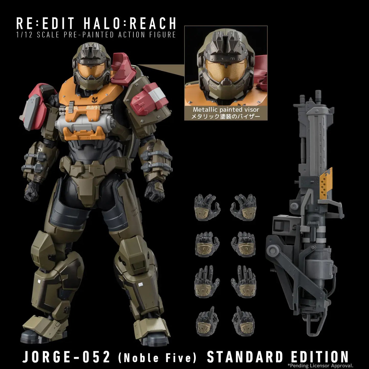1000Toys Re:Edit 1/12 Halo Reach Noble Five - Jorge-052