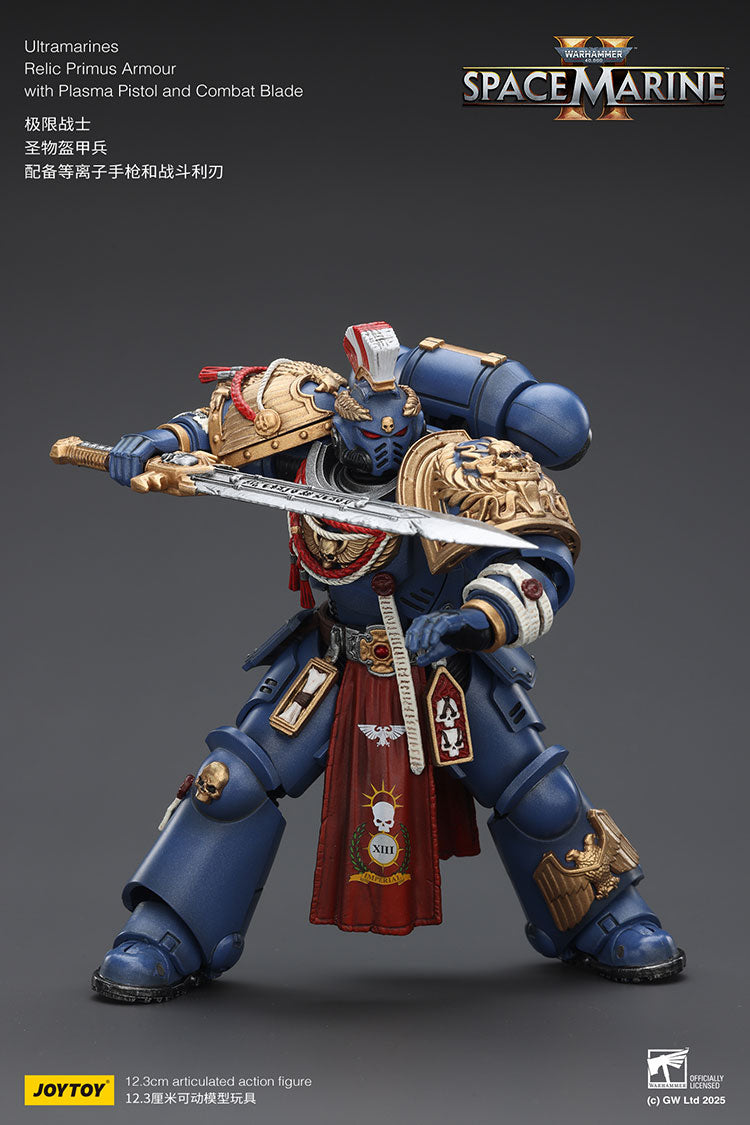 Joytoy 1/18 Warhammer 40k Space Marine Ultramarines - Relic Primus Armour