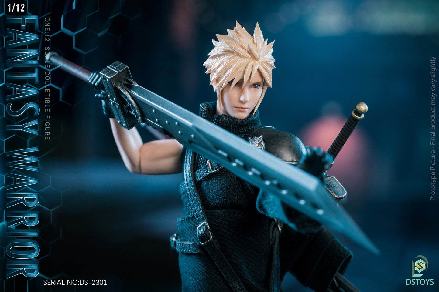 DSToys 1/12 Fantasy Warrior Cloud Piece [Cloud Strife]