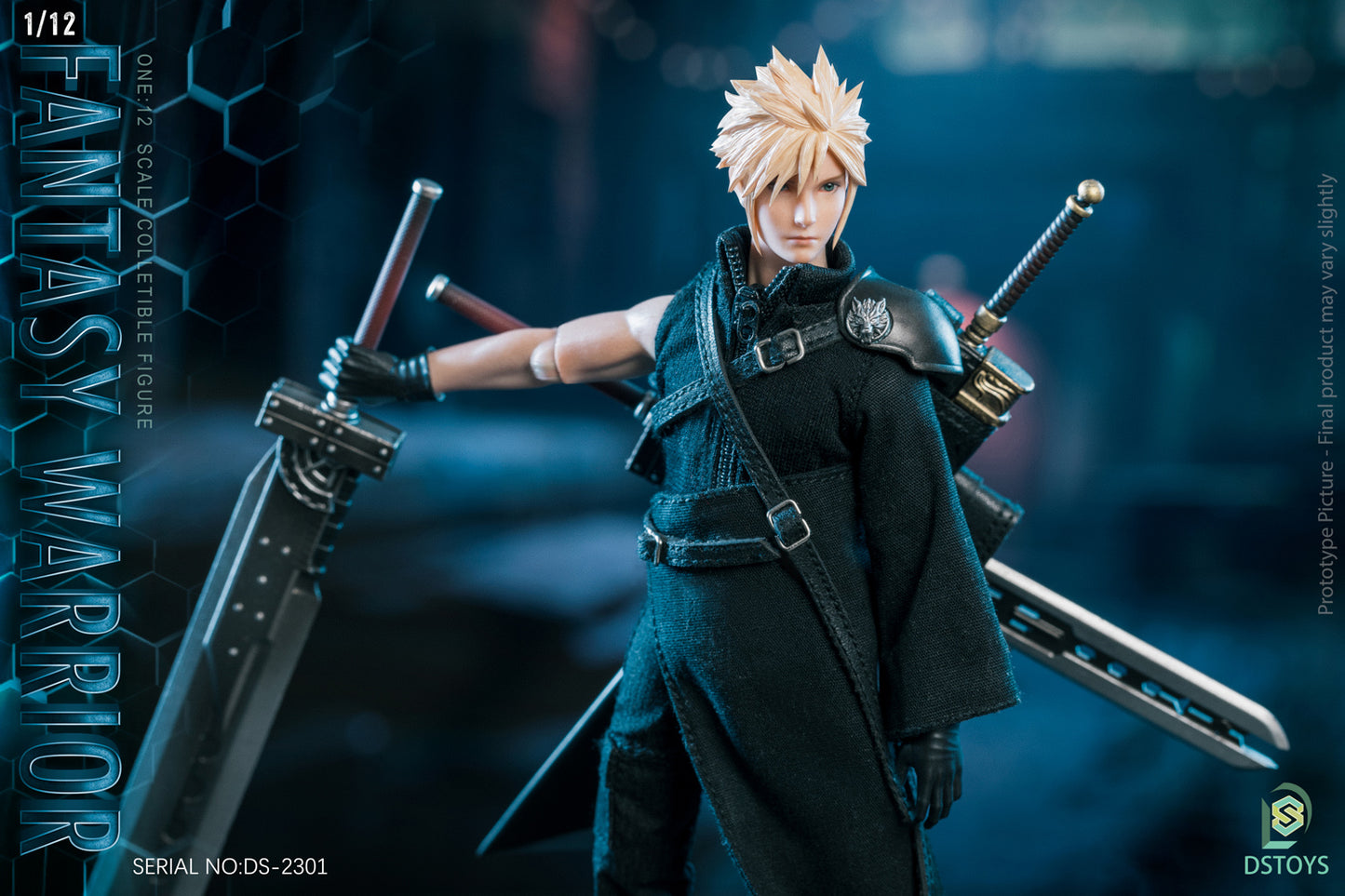 DSToys 1/12 Fantasy Warrior Cloud Piece [Cloud Strife]
