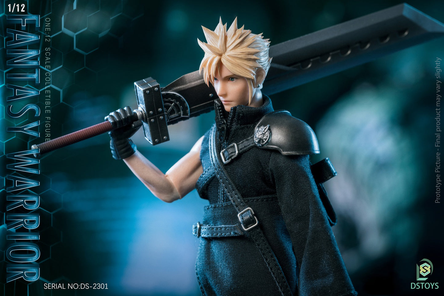 DSToys 1/12 Fantasy Warrior Cloud Piece [Cloud Strife]