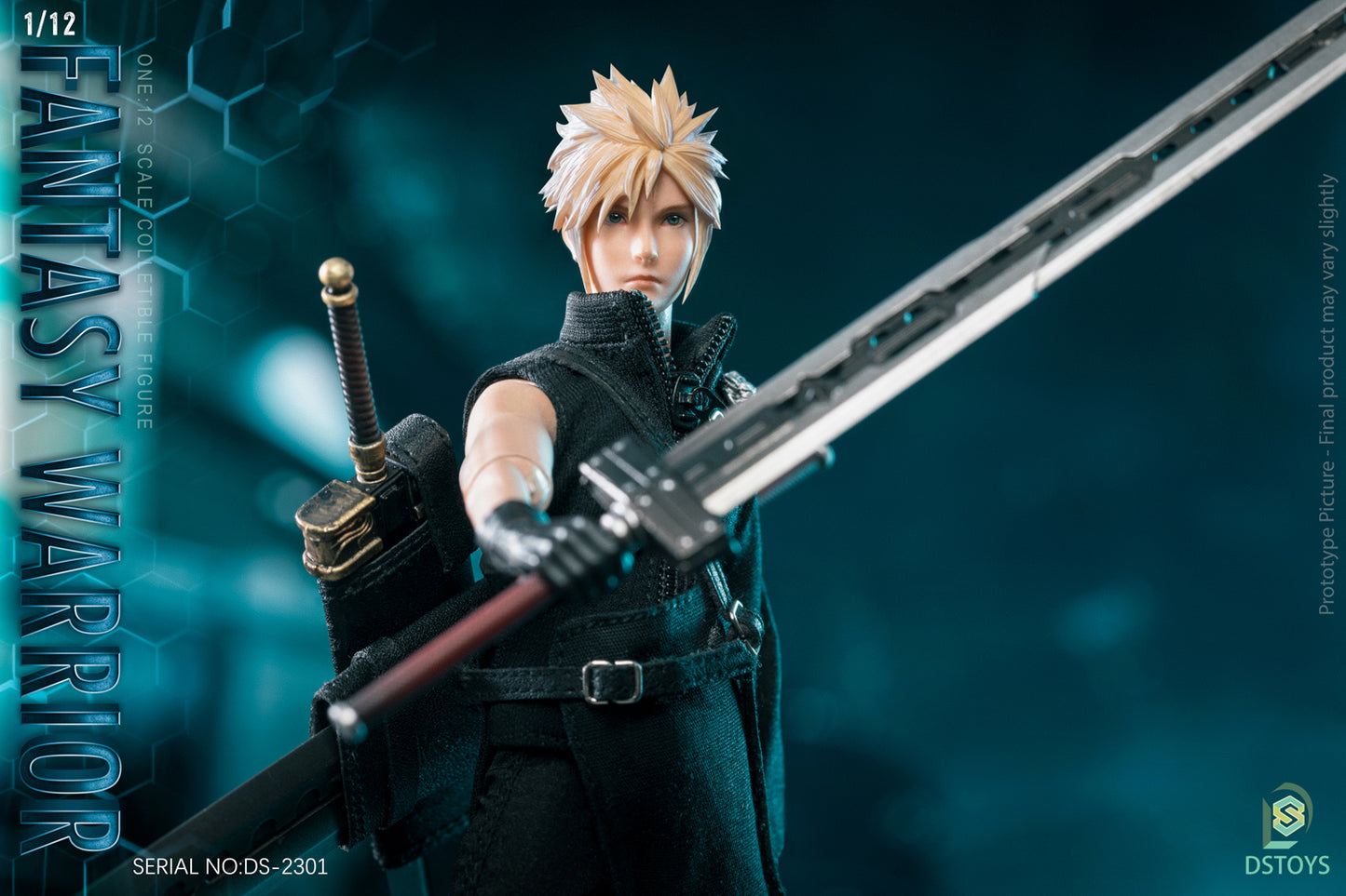 DSToys 1/12 Fantasy Warrior Cloud Piece [Cloud Strife]