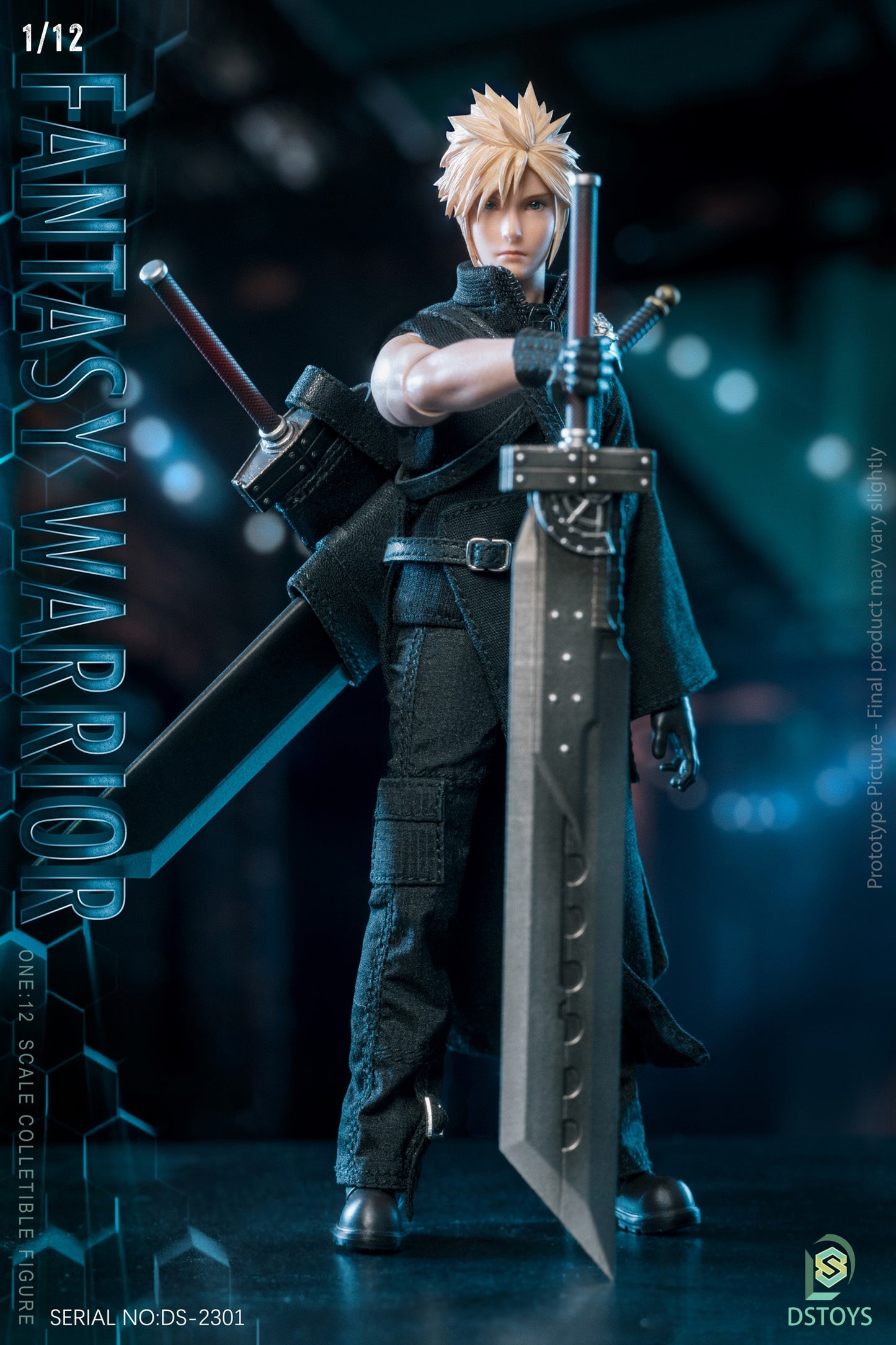 DSToys 1/12 Fantasy Warrior Cloud Piece [Cloud Strife]