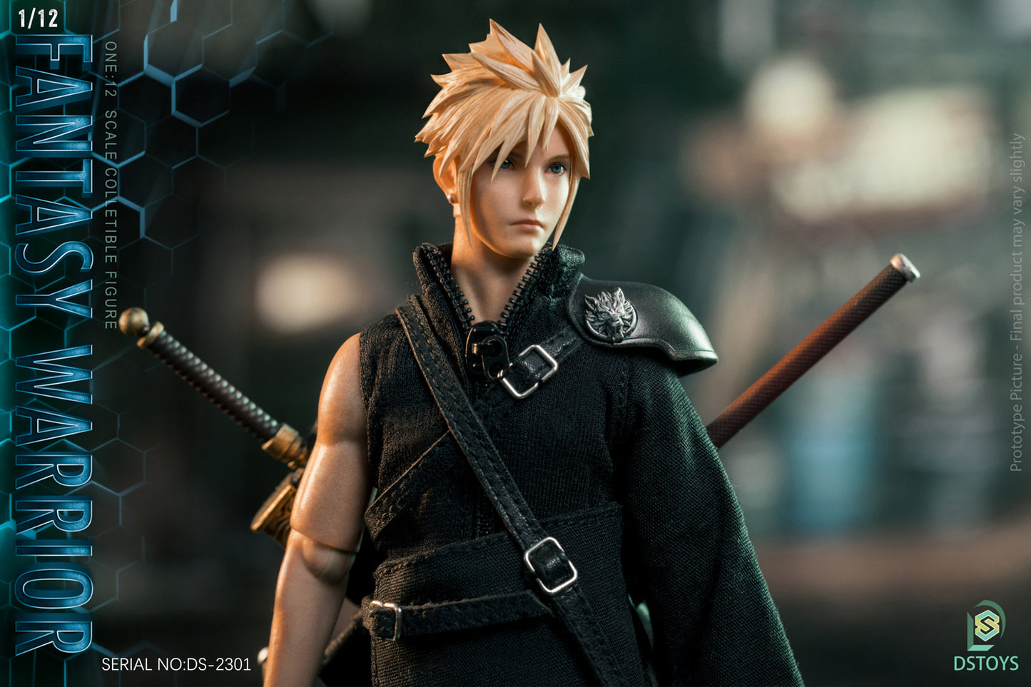 DSToys 1/12 Fantasy Warrior Cloud Piece [Cloud Strife]