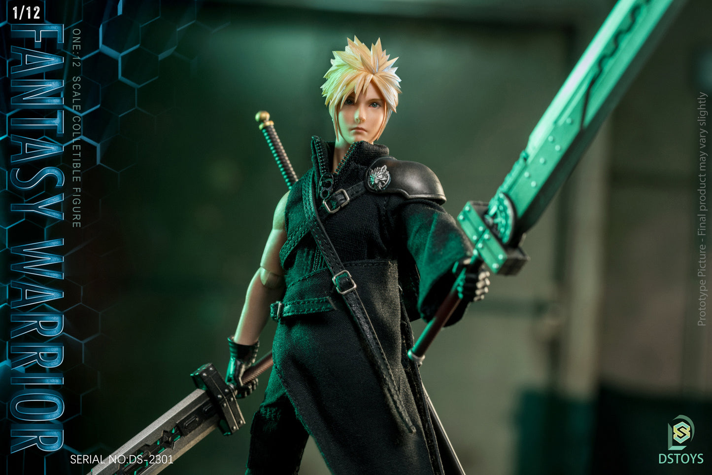 DSToys 1/12 Fantasy Warrior Cloud Piece [Cloud Strife]