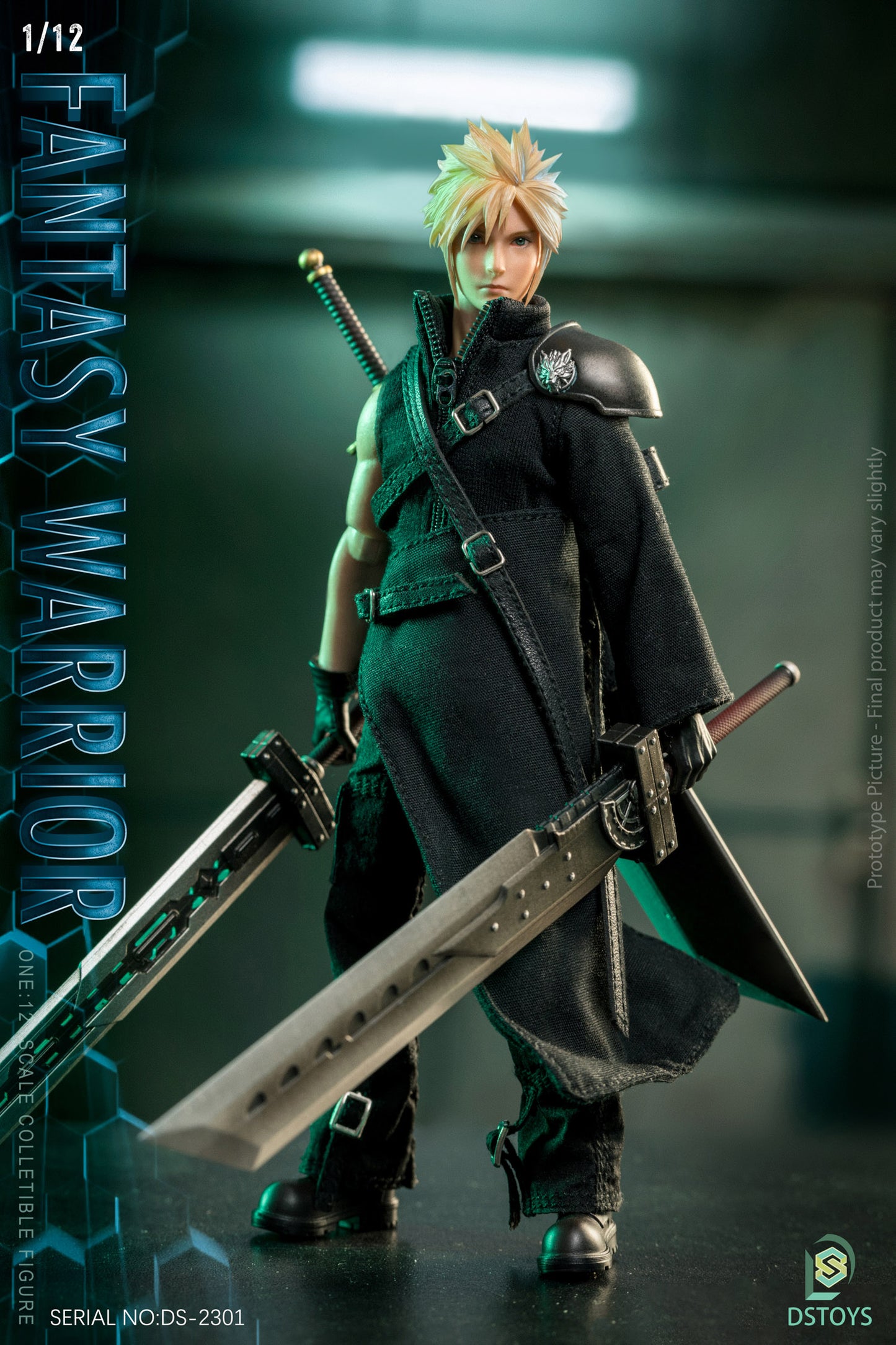 DSToys 1/12 Fantasy Warrior Cloud Piece [Cloud Strife]