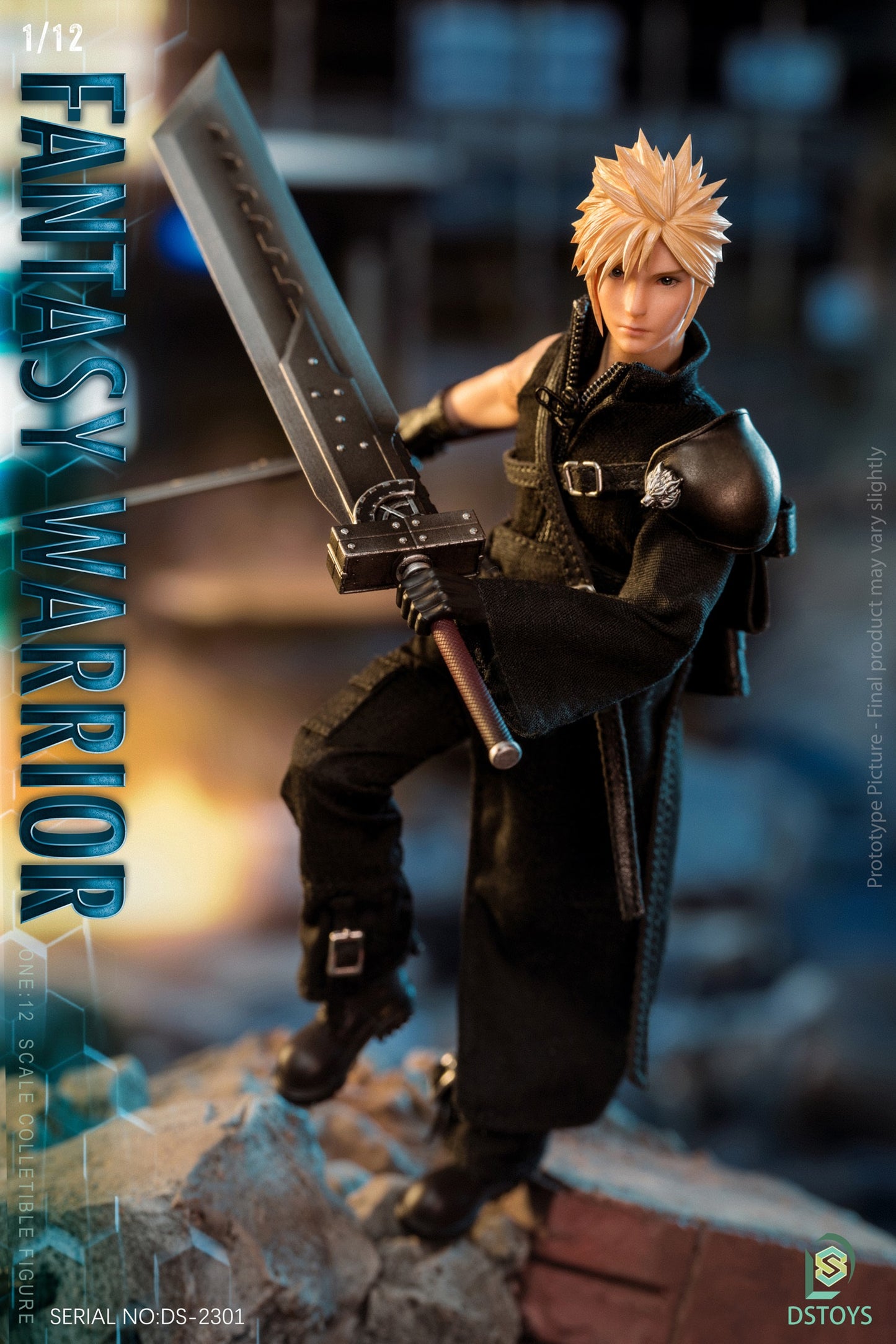 DSToys 1/12 Fantasy Warrior Cloud Piece [Cloud Strife]