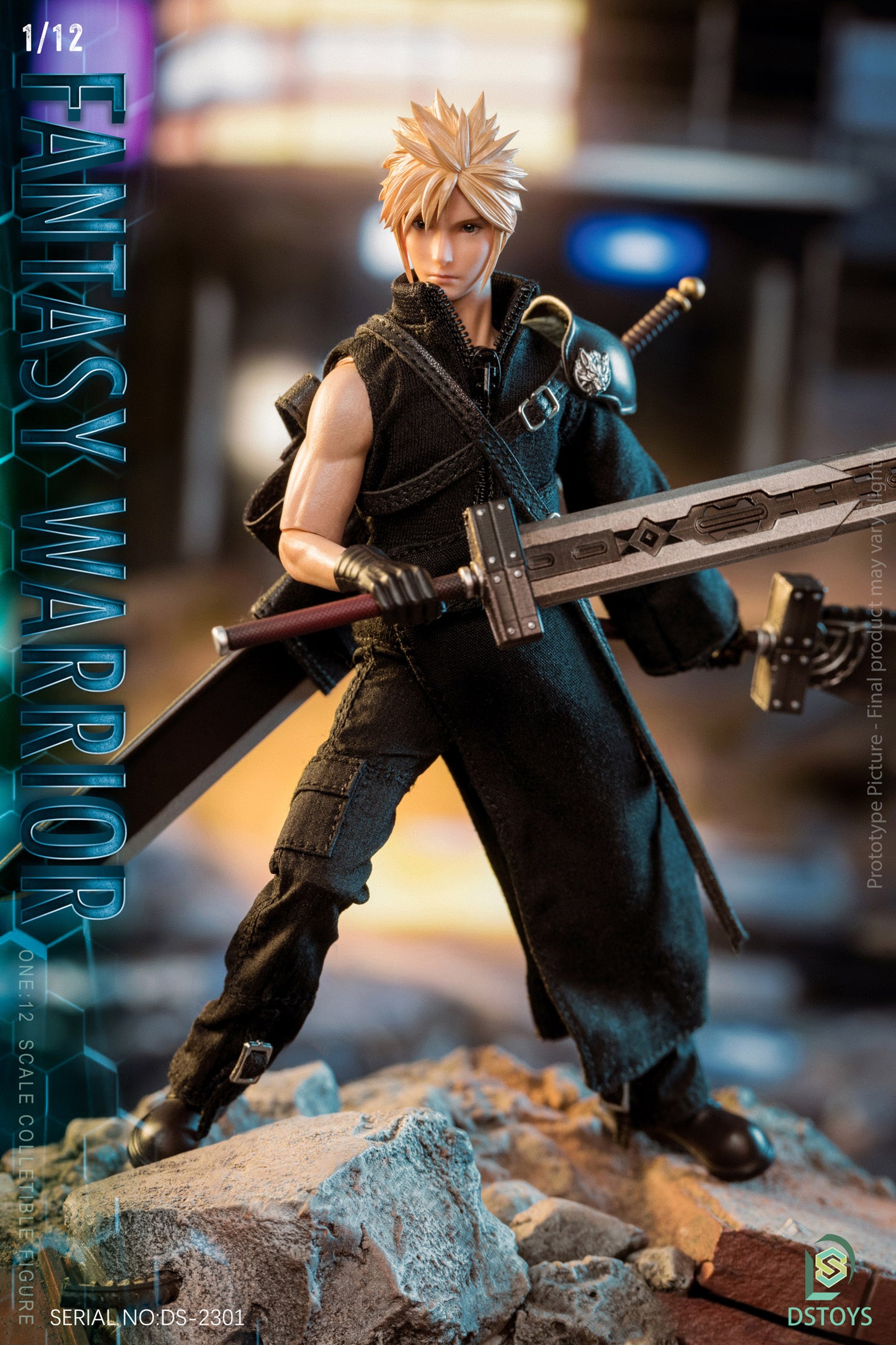 DSToys 1/12 Fantasy Warrior Cloud Piece [Cloud Strife]