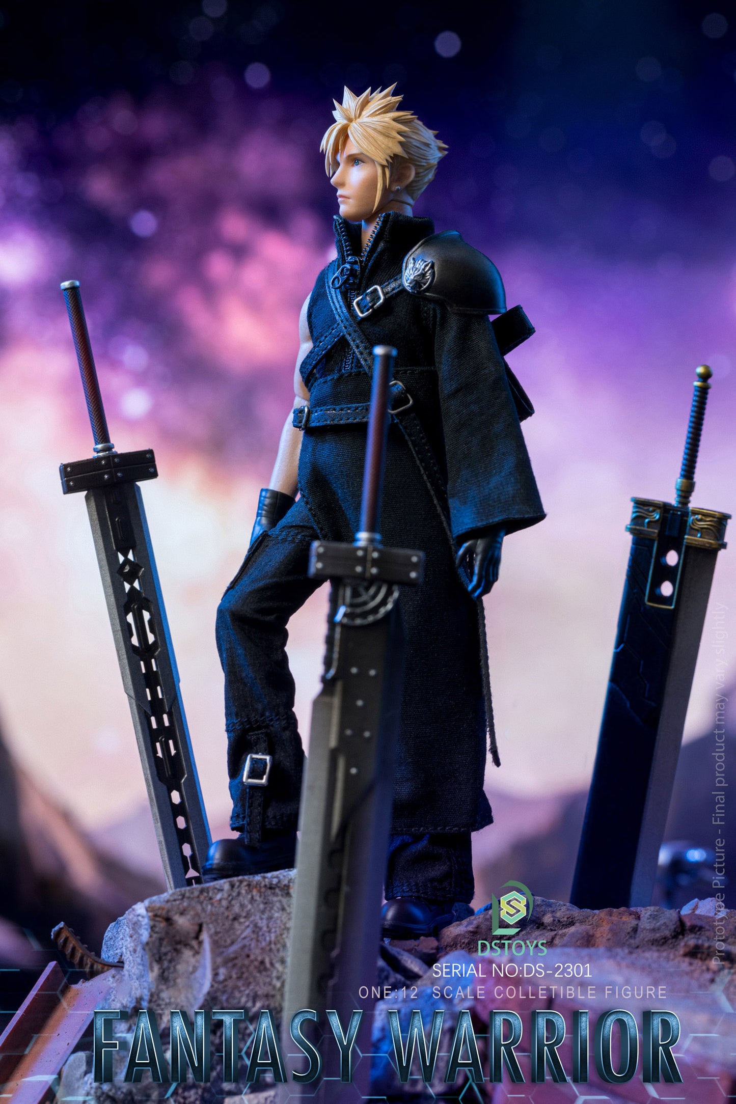 DSToys 1/12 Fantasy Warrior Cloud Piece [Cloud Strife]