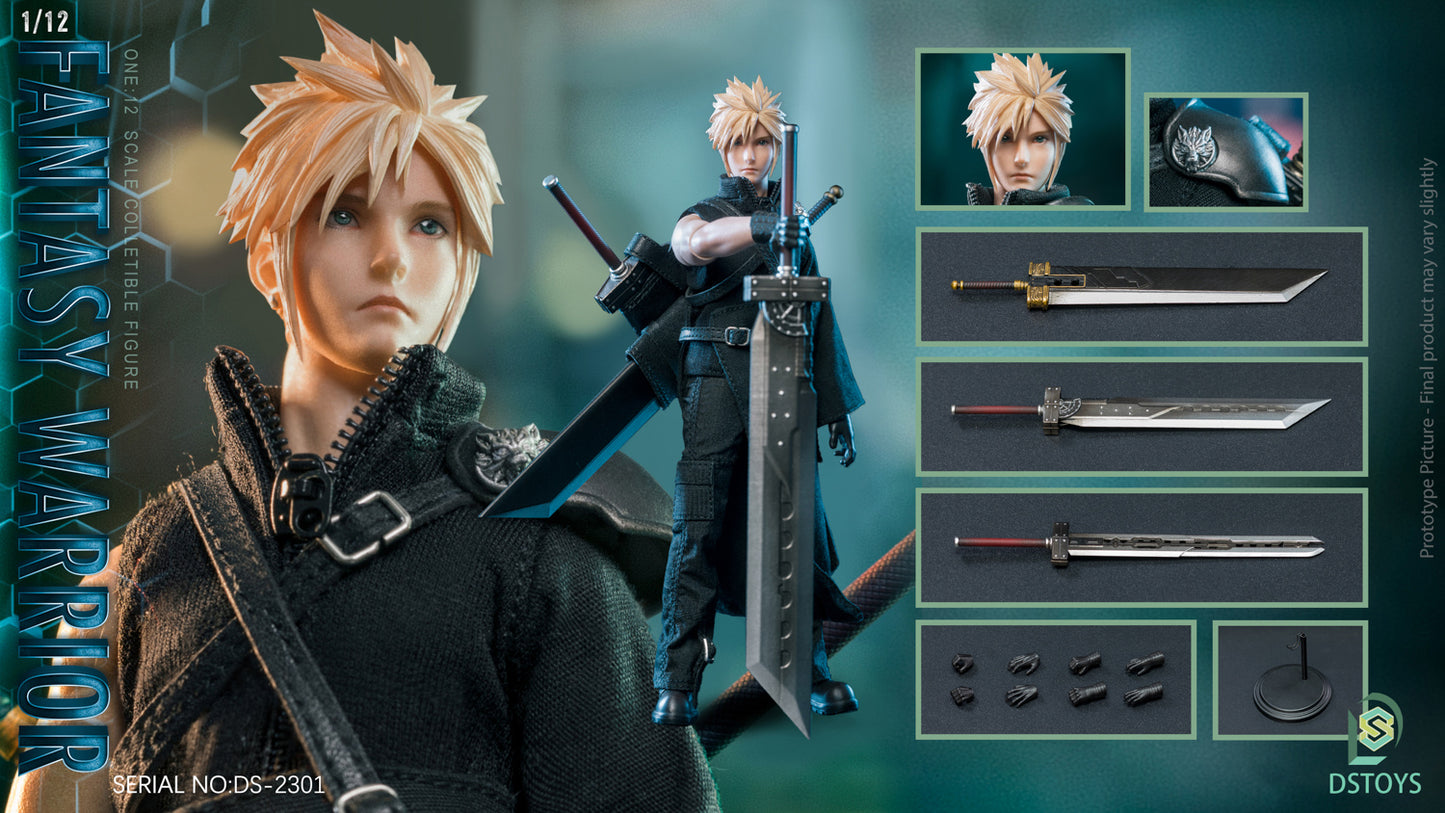 DSToys 1/12 Fantasy Warrior Cloud Piece [Cloud Strife]