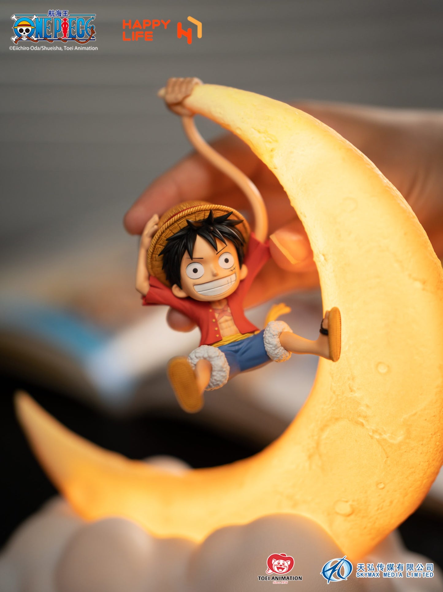 Happy Life One Piece - Luffy Magnetic Night Light