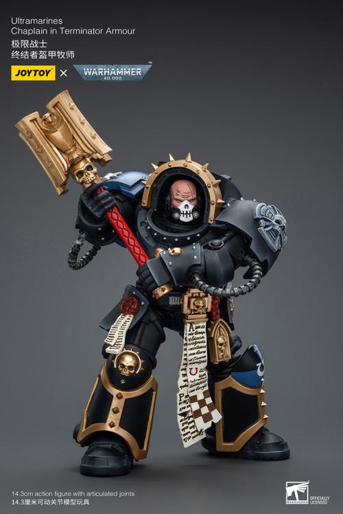 Joytoy 1/18 Warhammer 40k Ultramarines - Chaplain in Terminator Armour