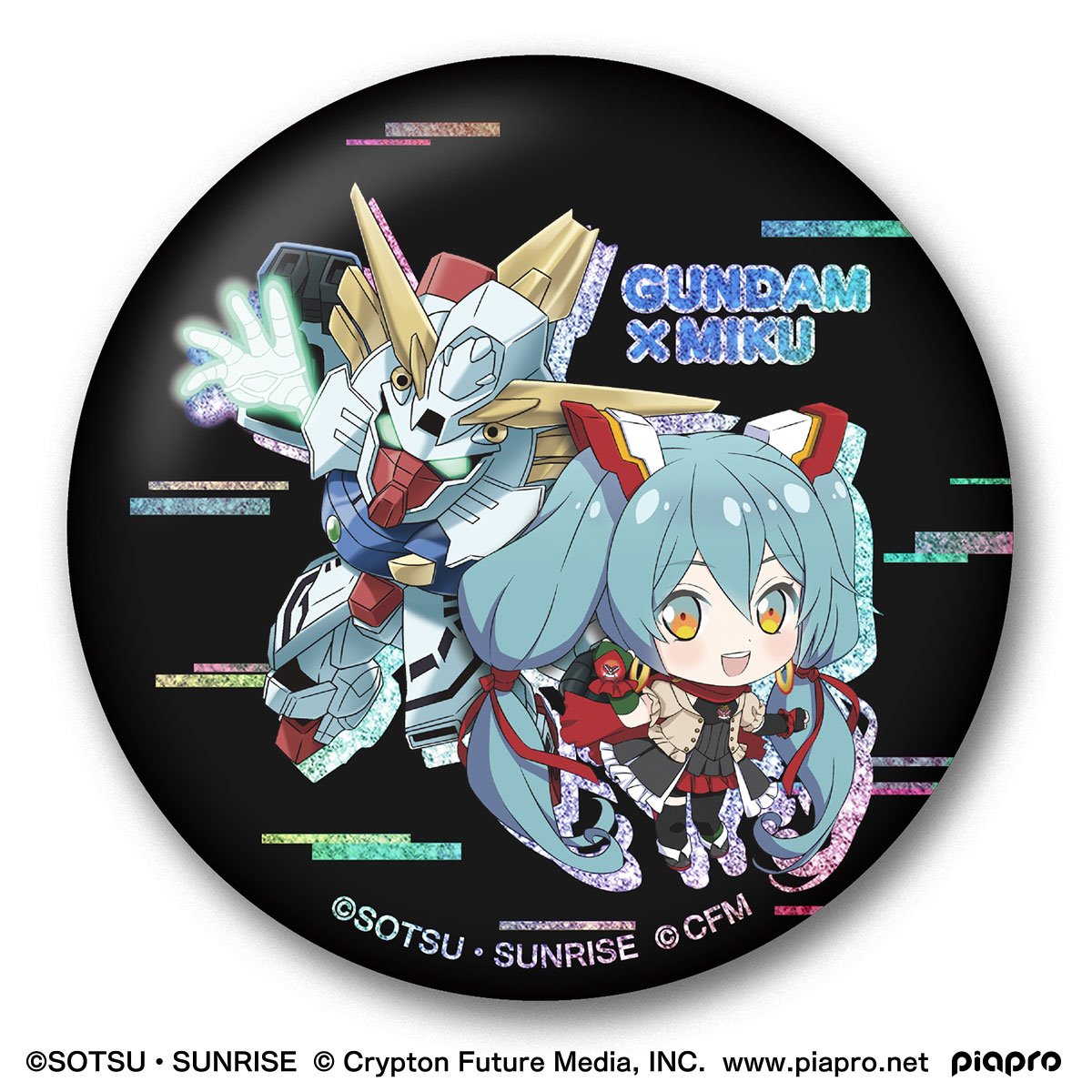 Bandai Namco Gundam x Miku Memorial Can Badge Set