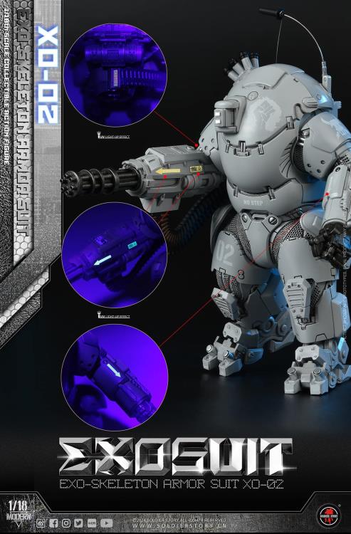 Soldier Story 1/18 EXO - XO-02 Skeleton Armor Suit
