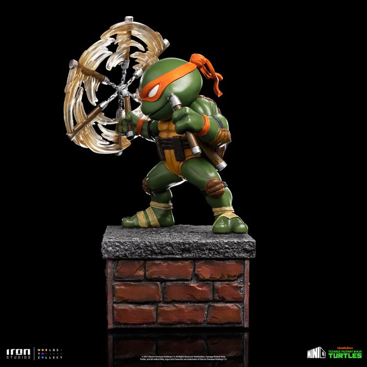 Iron Studios Mini Co Nickelodeon Teenage Mutant Ninja Turtles (Michelangelo, Leonardo, Donatello, Raphael) [SDCC PX]