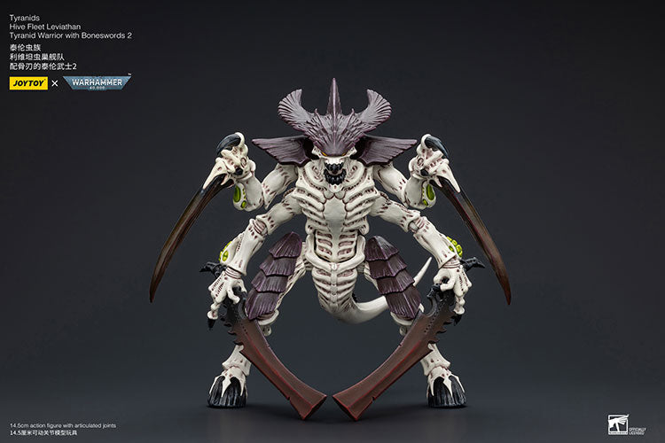 Joytoy 1/18 Warhammer 40k Tyranids Hive Fleet Leviathan Tyranid Warrior with Boneswords 2