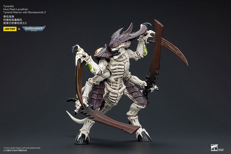 Joytoy 1/18 Warhammer 40k Tyranids Hive Fleet Leviathan Tyranid Warrior with Boneswords 2