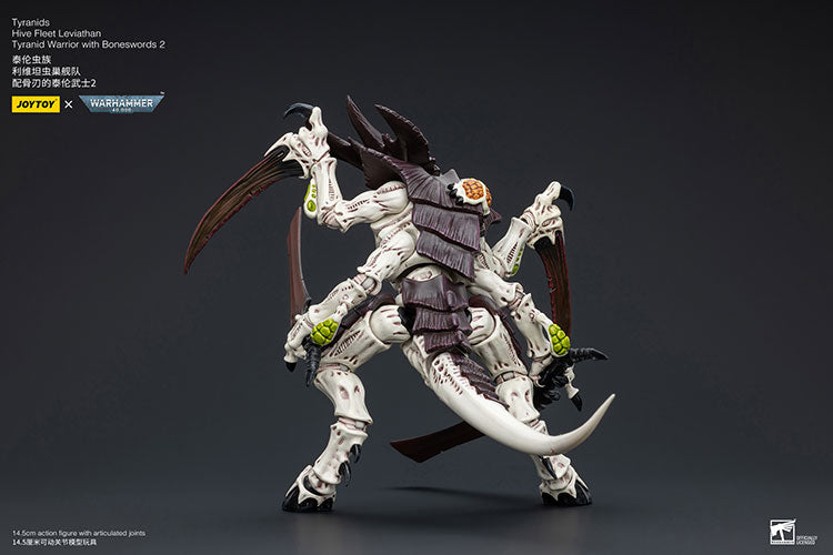 Joytoy 1/18 Warhammer 40k Tyranids Hive Fleet Leviathan Tyranid Warrior with Boneswords 2