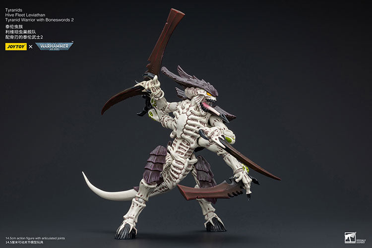 Joytoy 1/18 Warhammer 40k Tyranids Hive Fleet Leviathan Tyranid Warrior with Boneswords 2