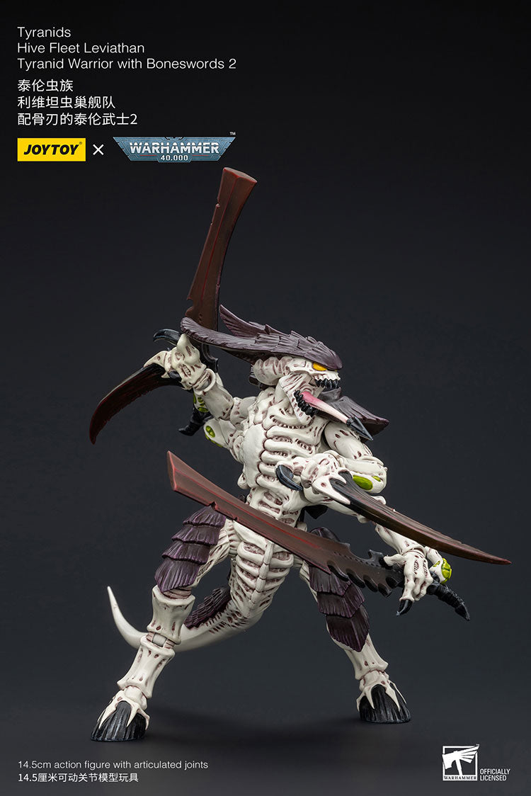 Joytoy 1/18 Warhammer 40k Tyranids Hive Fleet Leviathan Tyranid Warrior with Boneswords 2