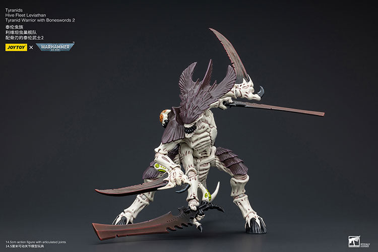Joytoy 1/18 Warhammer 40k Tyranids Hive Fleet Leviathan Tyranid Warrior with Boneswords 2