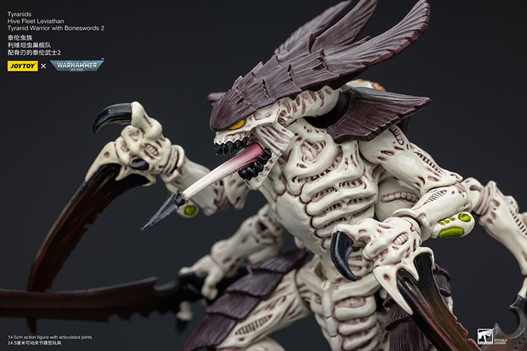 Joytoy 1/18 Warhammer 40k Tyranids Hive Fleet Leviathan Tyranid Warrior with Boneswords 2