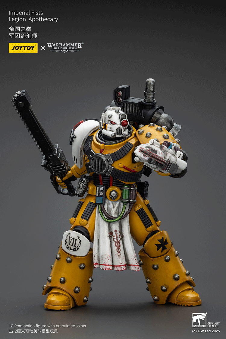 Joytoy 1/18 Warhammer The Horus Heresy Imperial Fists Legion Apothecary