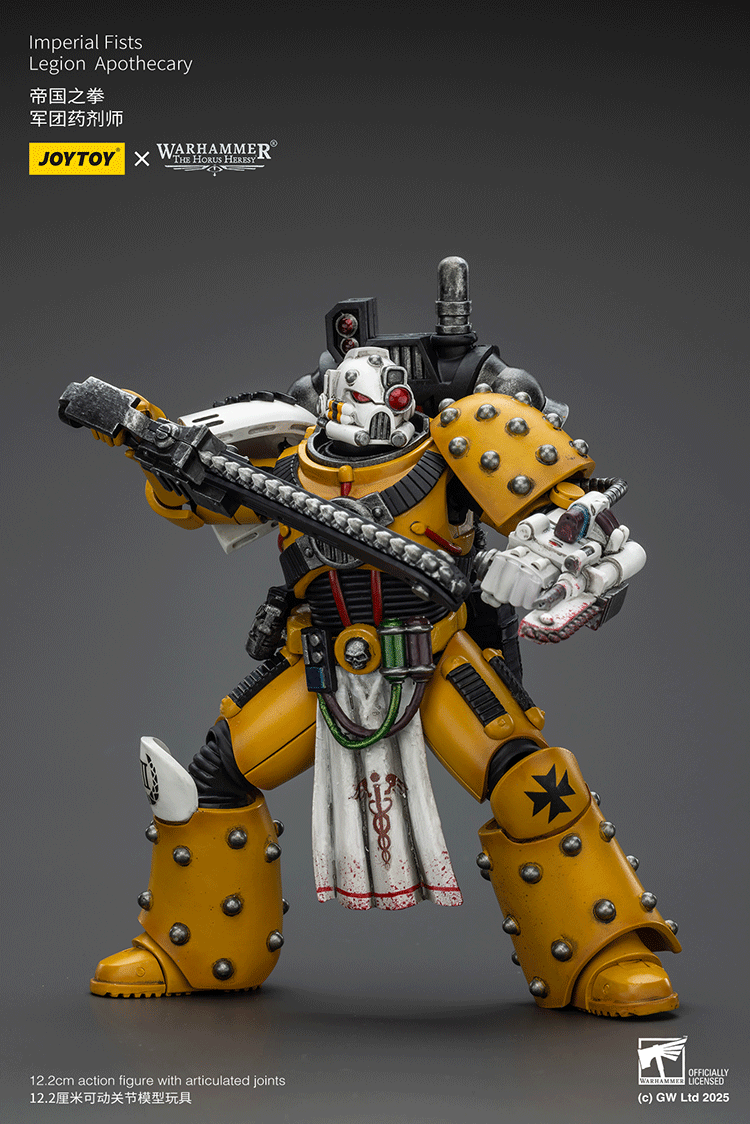 Joytoy 1/18 Warhammer The Horus Heresy Imperial Fists Legion Apothecary