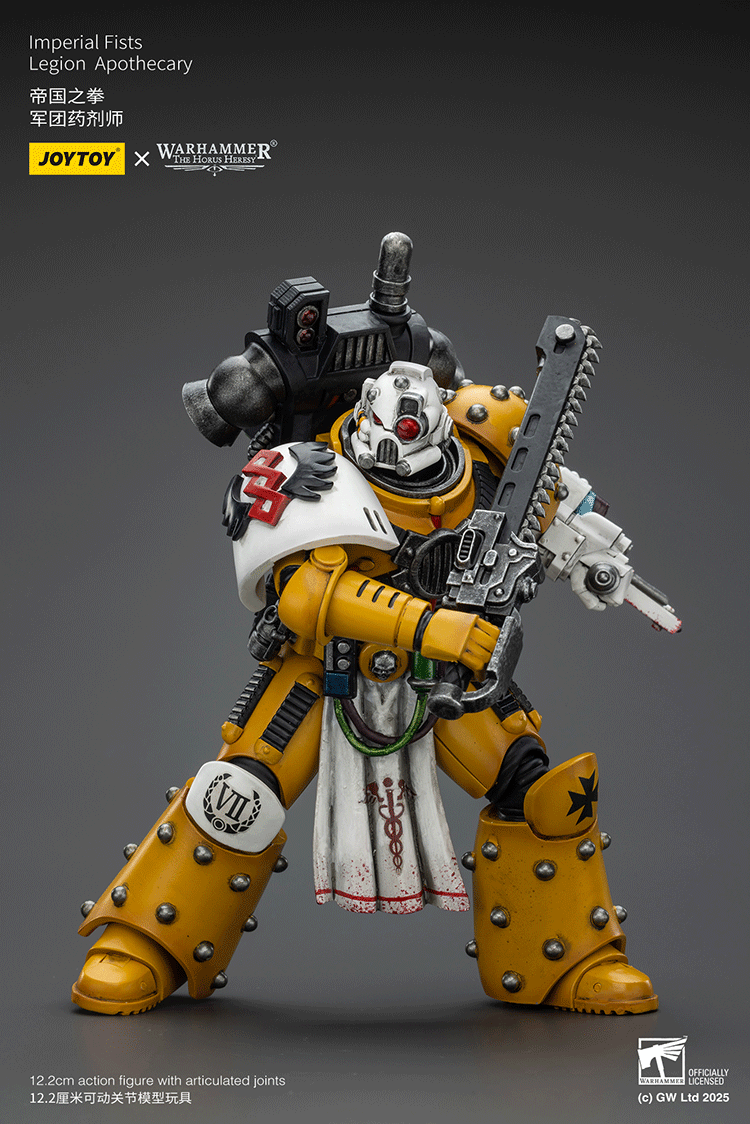 Joytoy 1/18 Warhammer The Horus Heresy Imperial Fists Legion Apothecary