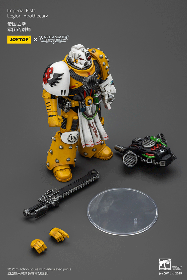 Joytoy 1/18 Warhammer The Horus Heresy Imperial Fists Legion Apothecary