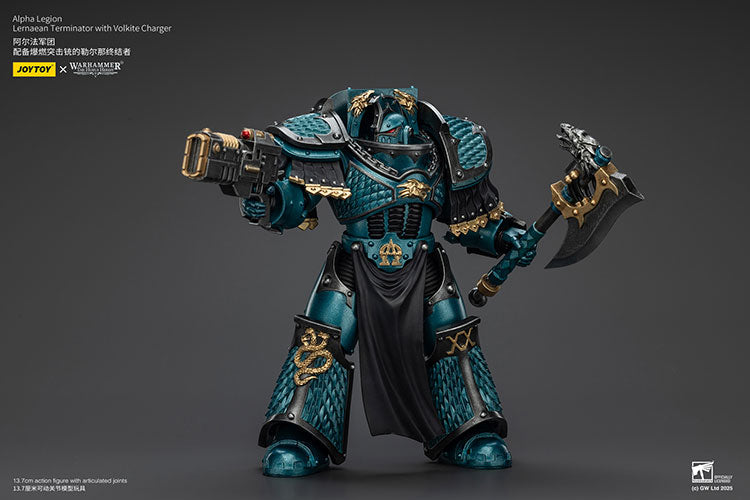 Joytoy 1/18 Warhammer The Horus Heresy Alpha Legion - Lernaean Terminator with Volkite Charger