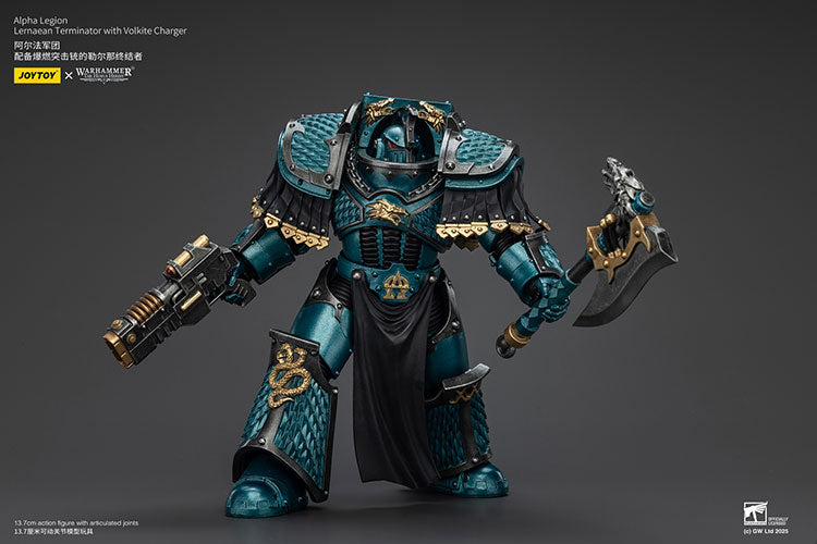 Joytoy 1/18 Warhammer The Horus Heresy Alpha Legion - Lernaean Terminator with Volkite Charger