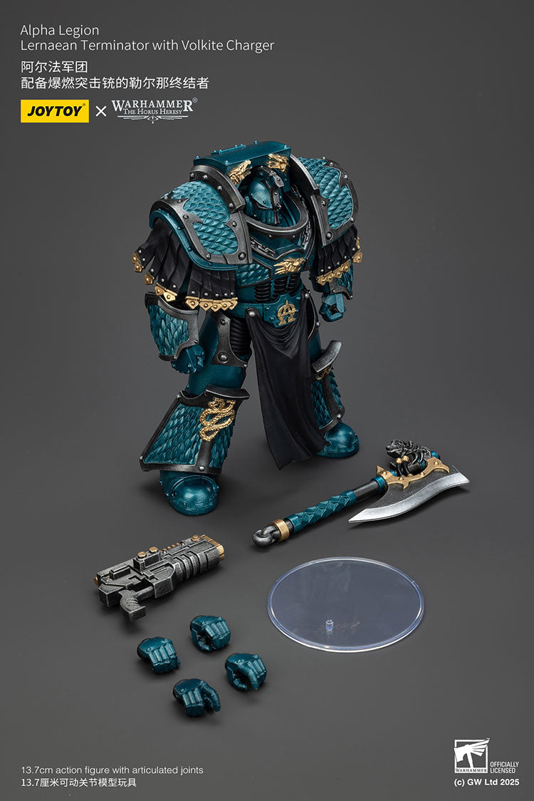 Joytoy 1/18 Warhammer The Horus Heresy Alpha Legion - Lernaean Terminator with Volkite Charger