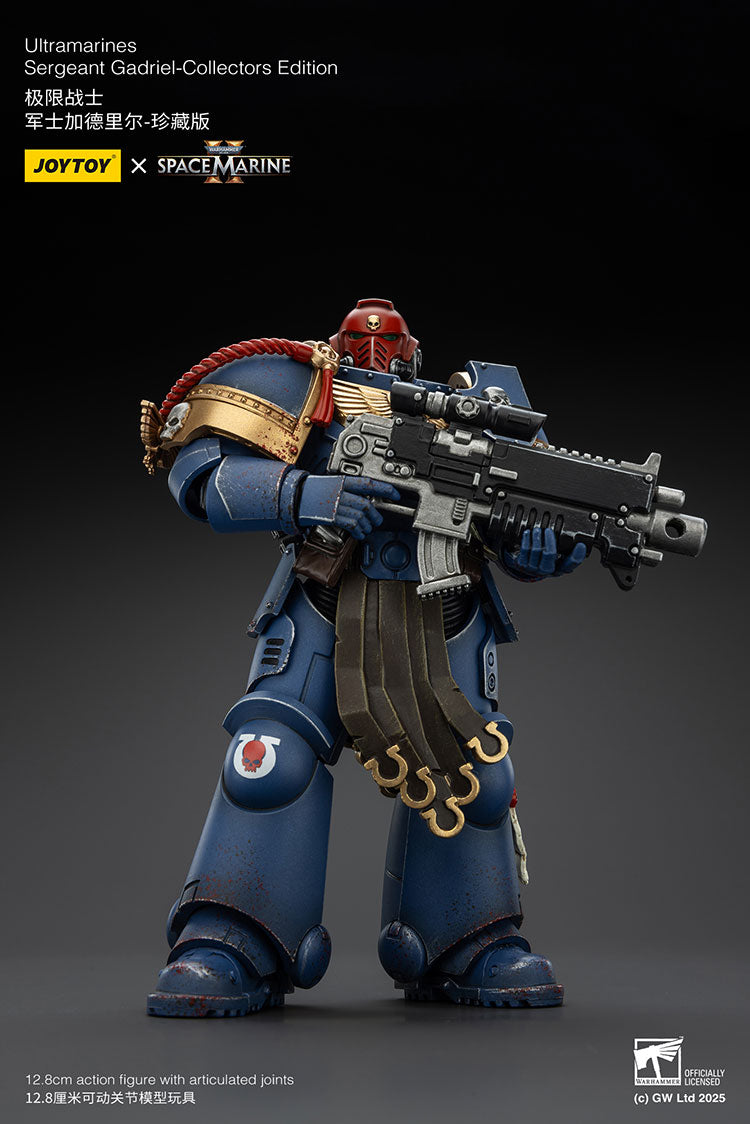 Joytoy 1/18 Warhammer 40k Space Marine 2 Ultramarines Sergeant Gadriel [Collectors Edition]