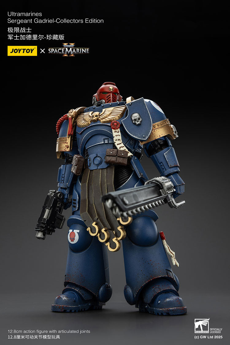 Joytoy 1/18 Warhammer 40k Space Marine 2 Ultramarines Sergeant Gadriel [Collectors Edition]