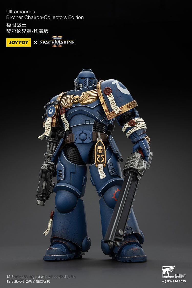 Joytoy 1/18 Warhammer 40k Space Marine 2 Ultramarines Brother Chairon [Collectors Edition]
