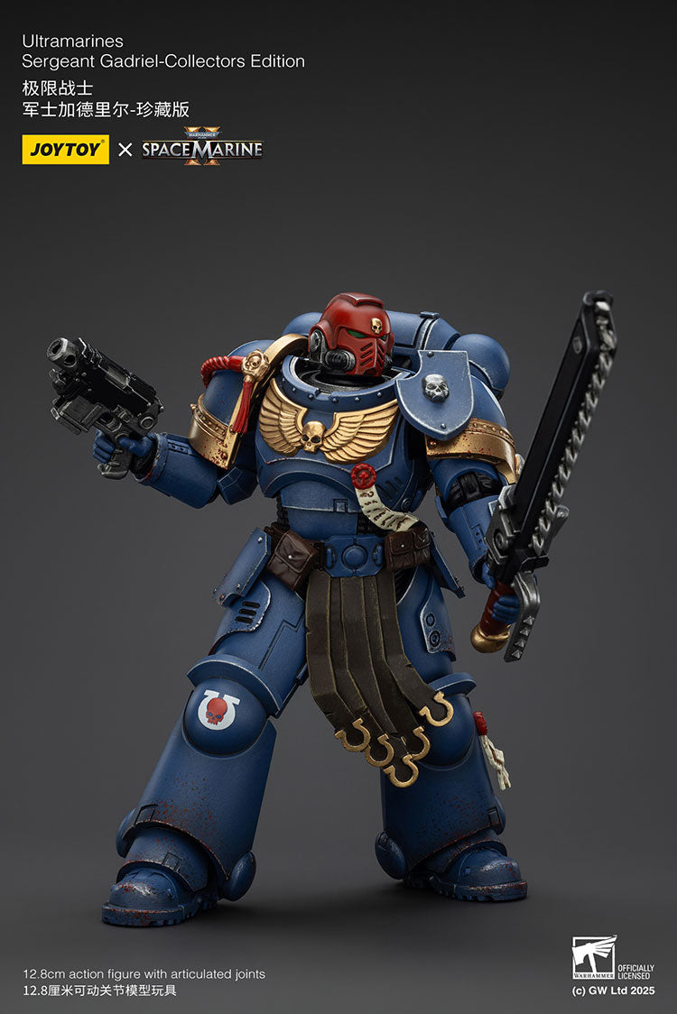 Joytoy 1/18 Warhammer 40k Space Marine 2 Ultramarines Sergeant Gadriel [Collectors Edition]