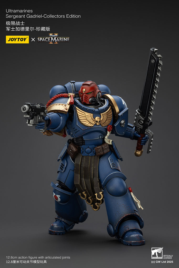 Joytoy 1/18 Warhammer 40k Space Marine 2 Ultramarines Sergeant Gadriel [Collectors Edition]
