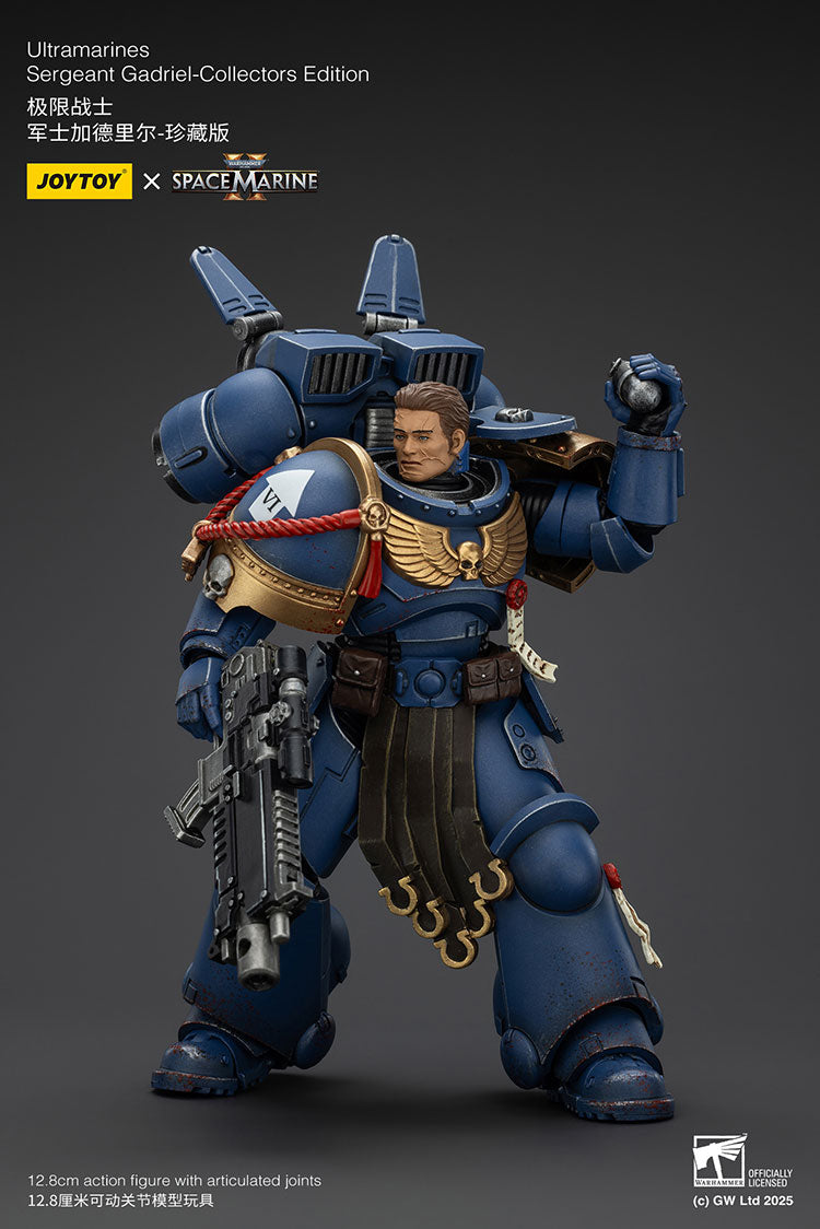 Joytoy 1/18 Warhammer 40k Space Marine 2 Ultramarines Sergeant Gadriel [Collectors Edition]