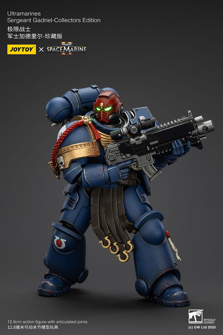Joytoy 1/18 Warhammer 40k Space Marine 2 Ultramarines Sergeant Gadriel [Collectors Edition]