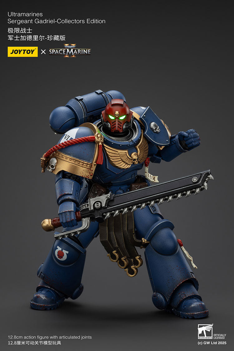 Joytoy 1/18 Warhammer 40k Space Marine 2 Ultramarines Sergeant Gadriel [Collectors Edition]