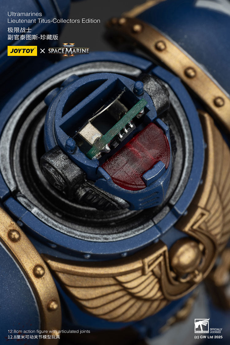 Joytoy 1/18 Warhammer 40k Space Marine 2 Ultramarines Lieutenant Titus [Collectors Edition]